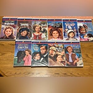 Shirley Temple VHS Collection  Original Movies 1-10  📼